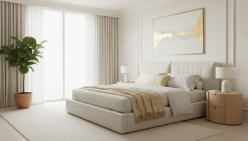 Cách chọn màu sơn phòng ngủ mệnh Kim đúng nhất bạn nên biết năm 2026