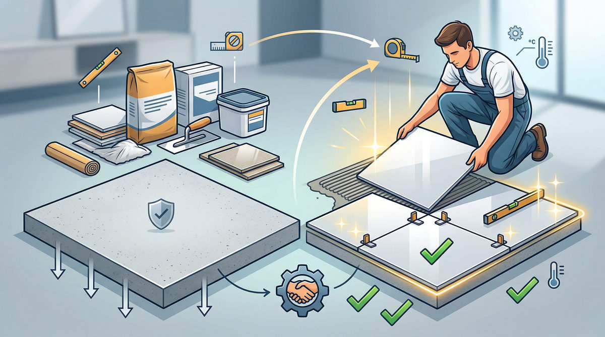 Cách Lát Gạch Không Bị Phồng: Bí Quyết Từ Chuyên Gia 2026